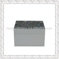 Paua Shell Caja de Almacenamiento con Pintura Blanca